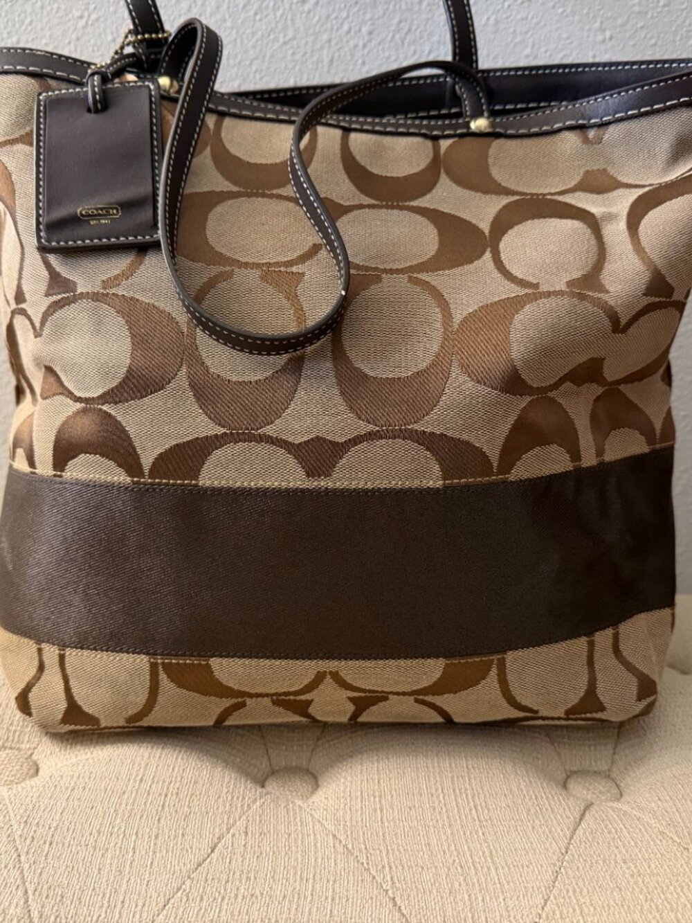 Coach Signature Gallery Tote